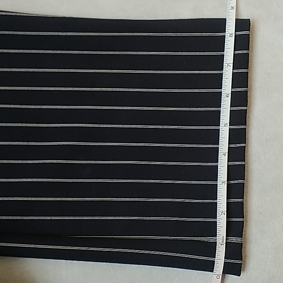 Willi Smith Flat Front Dress  Pants Blue & White Stripe - Picture 11 of 11